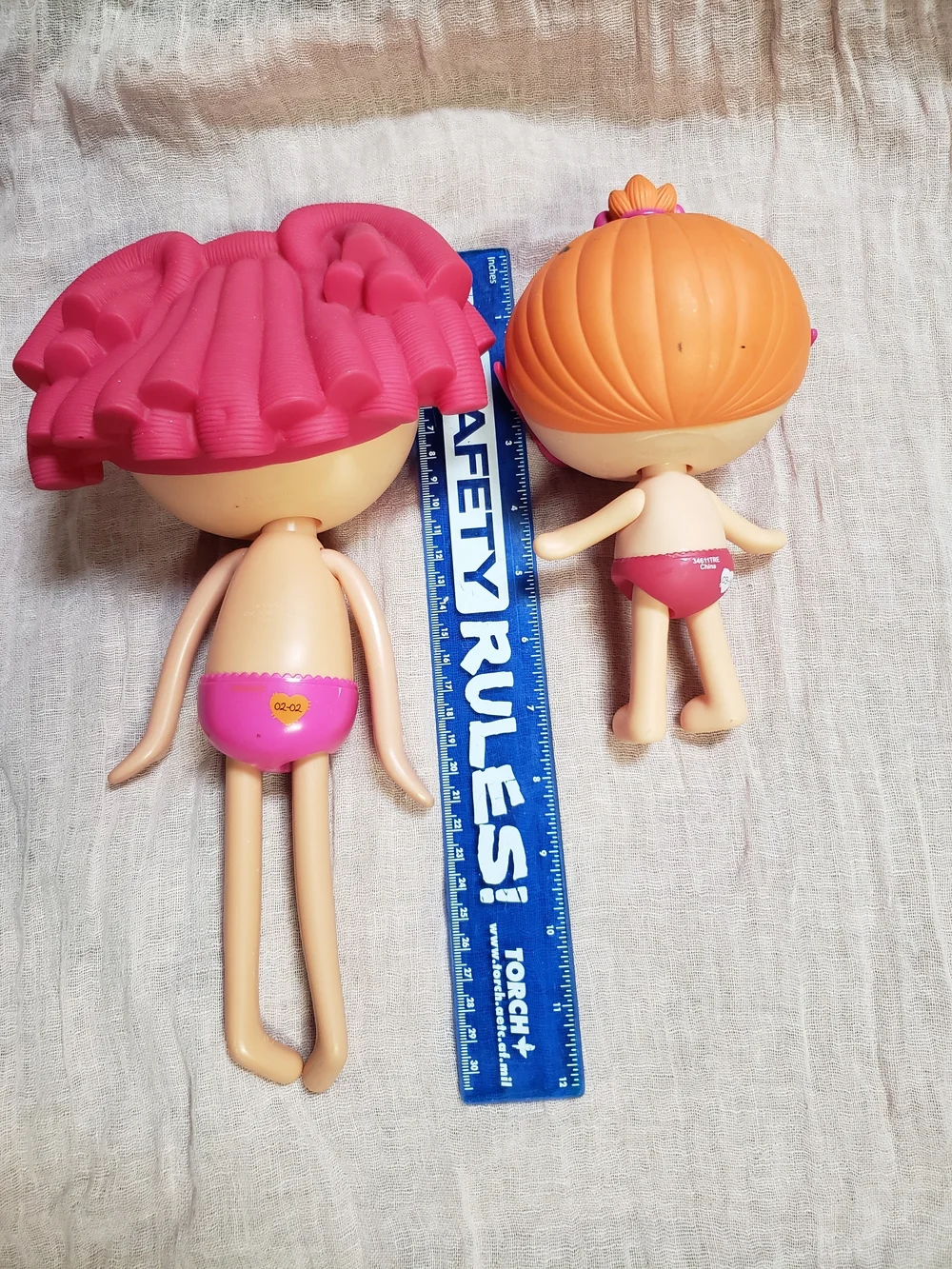 Lalaloopsy Dolls X2 TIPPY  Thumbelina And sister TWISTY Thumbelina